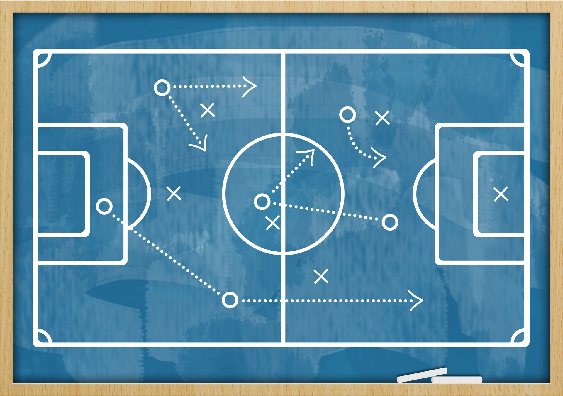 Soccer - Football  / Blue board concept (Click for more)